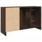 Preview: Waschbeckenunterschrank Braun Eichen-Optik 90x29x55 cm