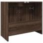 Preview: Waschbeckenschrank Braun Eichen-Optik 63x29x55 cm Holzwerkstoff