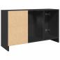 Preview: Waschbeckenunterschrank Schwarz 90x29x55 cm Holzwerkstoff