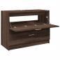 Preview: Waschbeckenunterschrank Braun Eichen-Optik 78x37x59 cm