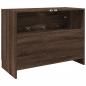 Preview: Waschbeckenunterschrank Braun Eichen-Optik 78x37x59 cm