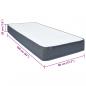 Preview: Boxspringmatratze 160x80x20 cm Stoff