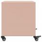 Preview: Nachttische 2 Stk. Rosa 36x39x43,5 cm Stahl