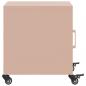 Preview: Nachttische 2 Stk. Rosa 36x39x43,5 cm Stahl