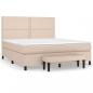 Preview: Boxspringbett Matratze Cappuccino-Braun 160x200 cm Kunstleder