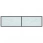 Preview: TV-Schrank Weiß Marmor-Optik 160x40x40,5 cm Hartglas