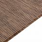 Preview: Outdoor-Teppich Flachgewebe 100x200 cm Braun