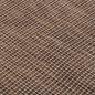 Preview: Outdoor-Teppich Flachgewebe 100x200 cm Braun