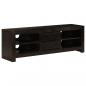 Preview: ARDEBO.de - TV-Schrank Massivholz Akazie 120x30x40 cm Dunkelbraun