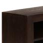 Preview: TV-Schrank Massivholz Akazie 120x30x40 cm Dunkelbraun