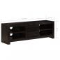 Preview: TV-Schrank Massivholz Akazie 120x30x40 cm Dunkelbraun