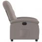 Preview: Relaxsessel Elektrisch Taupe Stoff