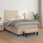 Preview: Boxspringbett Matratze Cappuccino-Braun 120x190 cm Kunstleder