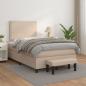 Preview: Boxspringbett Matratze Cappuccino-Braun 120x190 cm Kunstleder