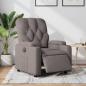 Preview: ARDEBO.de - Relaxsessel Elektrisch Taupe Stoff