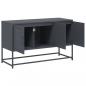 Preview: TV-Schrank Anthrazit 100,5x39x60,5 cm Stahl