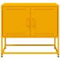 Preview: TV-Schrank Senfgelb 68,5x39x60,5 cm Stahl