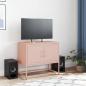 Preview: TV-Schrank Rosa 68,5x39x60,5 cm Stahl