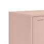 Preview: TV-Schrank Rosa 68,5x39x60,5 cm Stahl