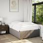 Preview: Boxspringbett mit Matratze Taupe 120x200 cm Stoff