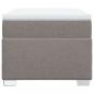 Preview: Boxspringbett mit Matratze Taupe 90x200 cm Stoff