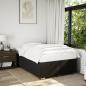 Preview: Boxspringbett mit Matratze Schwarz 120x200 cm Stoff