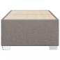 Preview: Bettgestell Taupe 90x200 cm Stoff