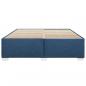 Preview: Bettgestell ohne Matratze Blau 180x200 cm Stoff