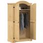 Preview: Kleiderschrank Corona 102x52x186 cm Massivholz Kiefer