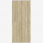 Preview: Highboard Sonoma-Eiche 80x35x180 cm Holzwerkstoff