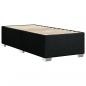 Preview: Boxspringbett mit Matratze Schwarz 90x200 cm Stoff