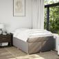 Preview: Boxspringbett mit Matratze Taupe 120x200 cm Stoff