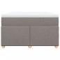 Preview: Boxspringbett mit Matratze Taupe 120x200 cm Stoff