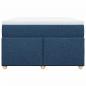 Preview: Boxspringbett mit Matratze Blau 120x200 cm Stoff