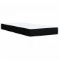 Preview: Boxspringbett mit Matratze Schwarz 90x190 cm Stoff