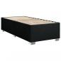 Preview: Boxspringbett mit Matratze Schwarz 90x190 cm Stoff