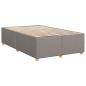 Preview: Boxspringbett mit Matratze Taupe 120x200 cm Stoff