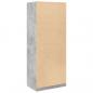 Preview: Kleiderschrank Betongrau 80x50x200 cm Holzwerkstoff