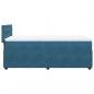 Preview: Boxspringbett mit Matratze Blau 80x200 cm Samt