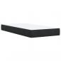 Preview: Boxspringbett mit Matratze Schwarz 90x190 cm Samt