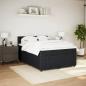 Preview: Boxspringbett mit Matratze Schwarz 160x200 cm Samt