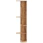 Preview: Wand-Eckregal Artisan-Eiche 36,5x36,5x140 cm Holzwerkstoff