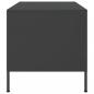 Preview: Couchtisch Schwarz 68x50x50,5 cm Stahl