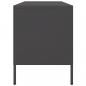 Preview: TV-Schrank Schwarz 100,5x39x50,5 cm Stahl