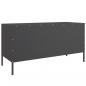 Preview: TV-Schrank Schwarz 100,5x39x50,5 cm Stahl