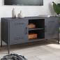 Preview: ARDEBO.de - TV-Schrank Anthrazit 100,5x39x50,5 cm Stahl