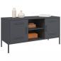 Preview: TV-Schrank Anthrazit 100,5x39x50,5 cm Stahl