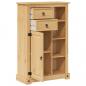 Preview: Badschrank Corona 70x33x110 cm Massivholz Kiefer