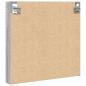 Preview: Vitrinenschrank Grau Sonoma 60x8,5x58 cm Holzwerkstoff