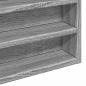 Preview: Vitrinenschrank Grau Sonoma 60x8,5x58 cm Holzwerkstoff